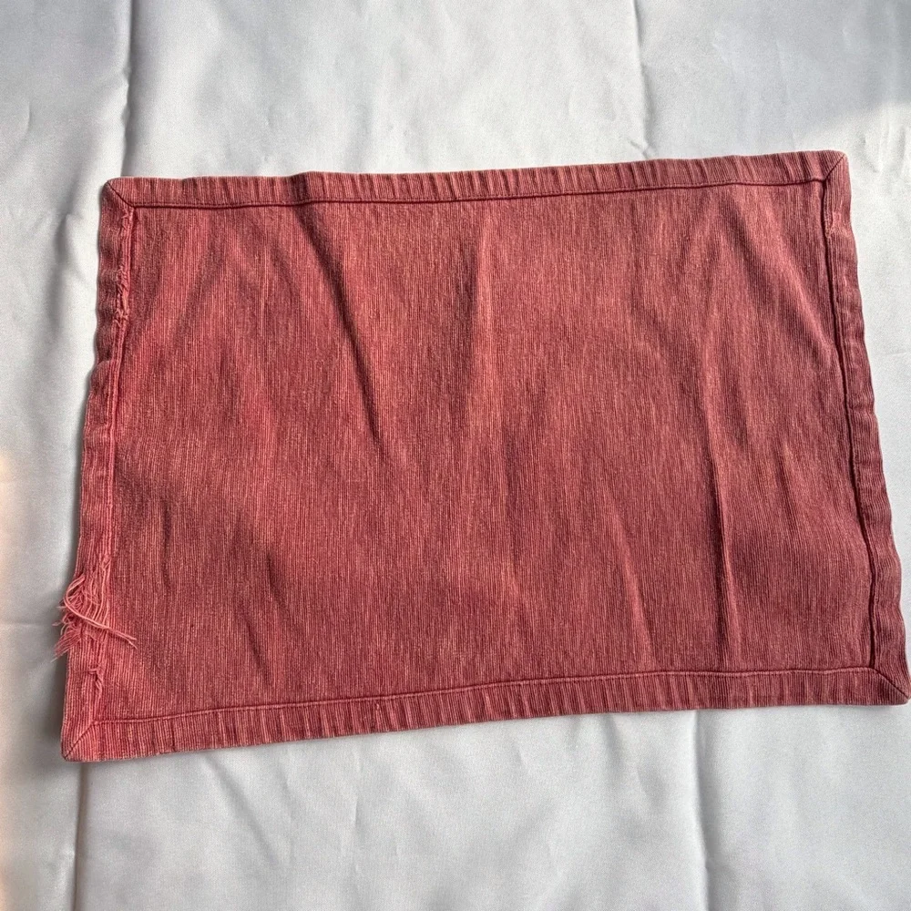 Lot of 5 dining kitchen placemats‎ various colors & styles black red orange